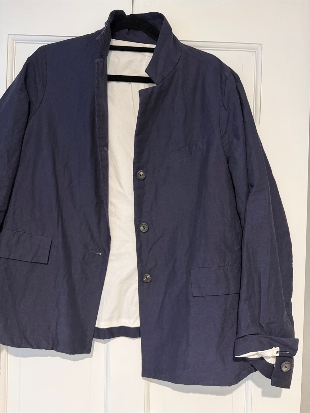 Lightweight Navy Shirt Jacket for Women